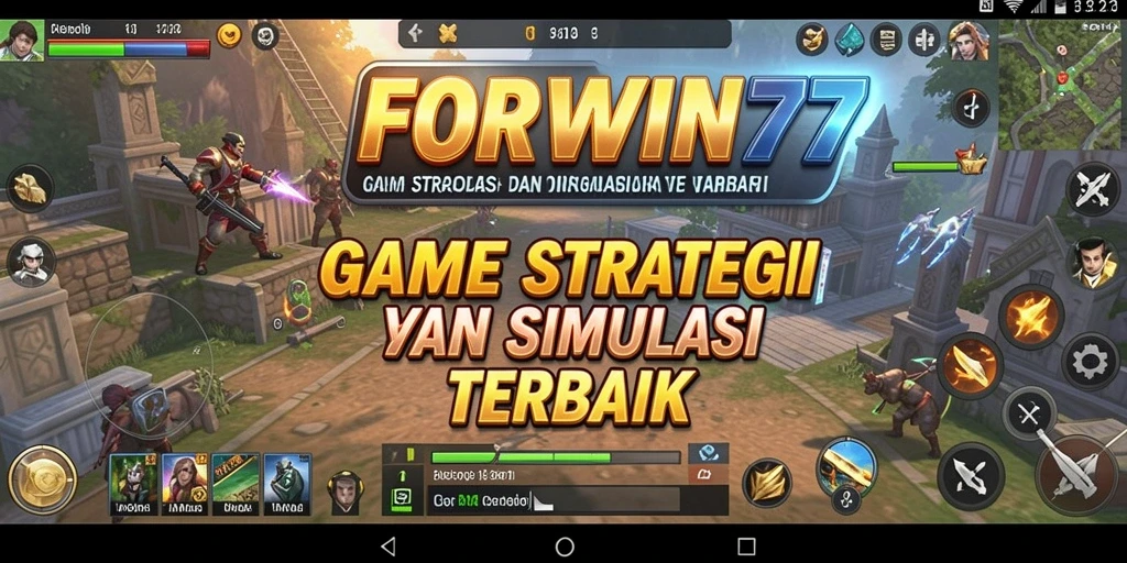 Tampilan gameplay <strong>FORWIN77</strong> yang seru dan mendebarkan dalam genre SLG.