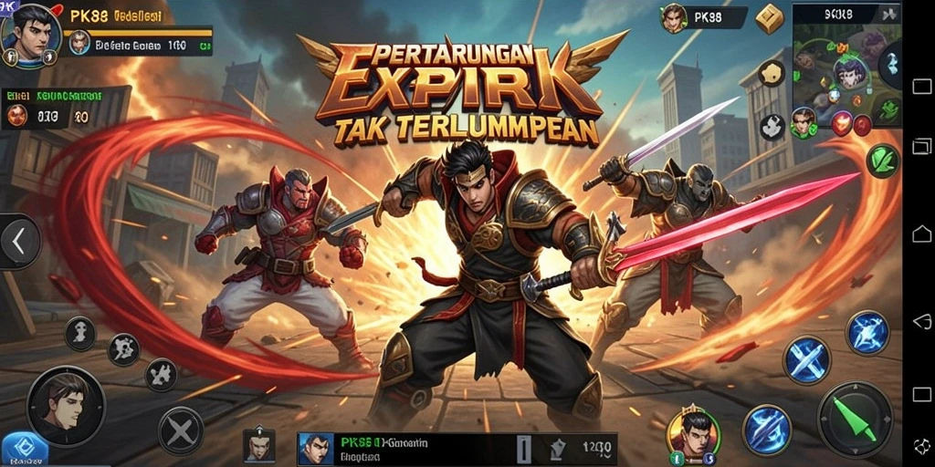 Tangkapan layar PK88 menampilkan aksi pertarungan yang mendebarkan.