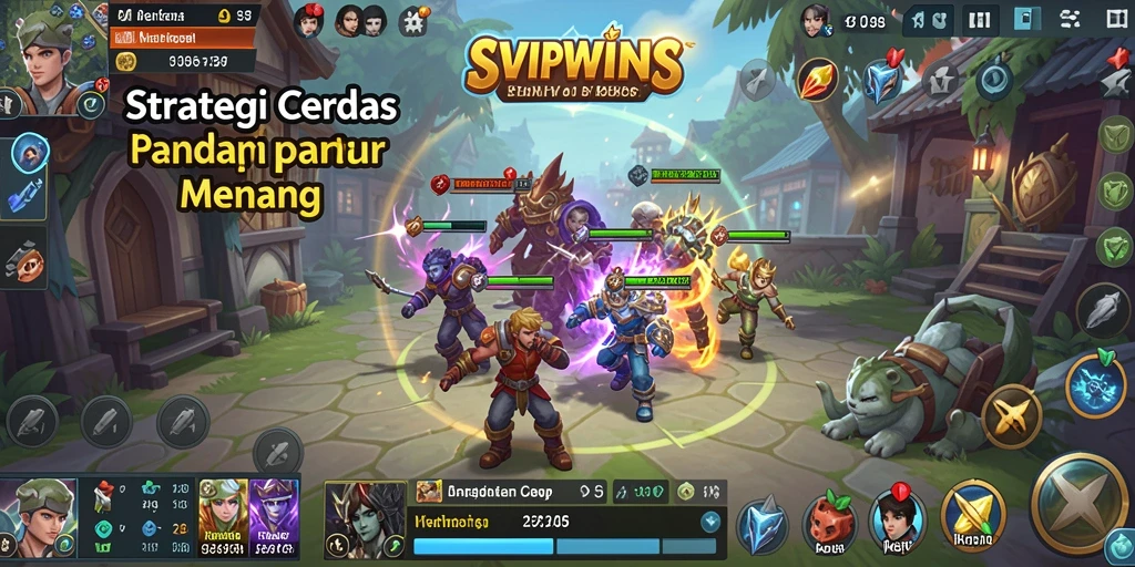 Tampilan menarik gameplay strategis SVIPWINS yang menantang.