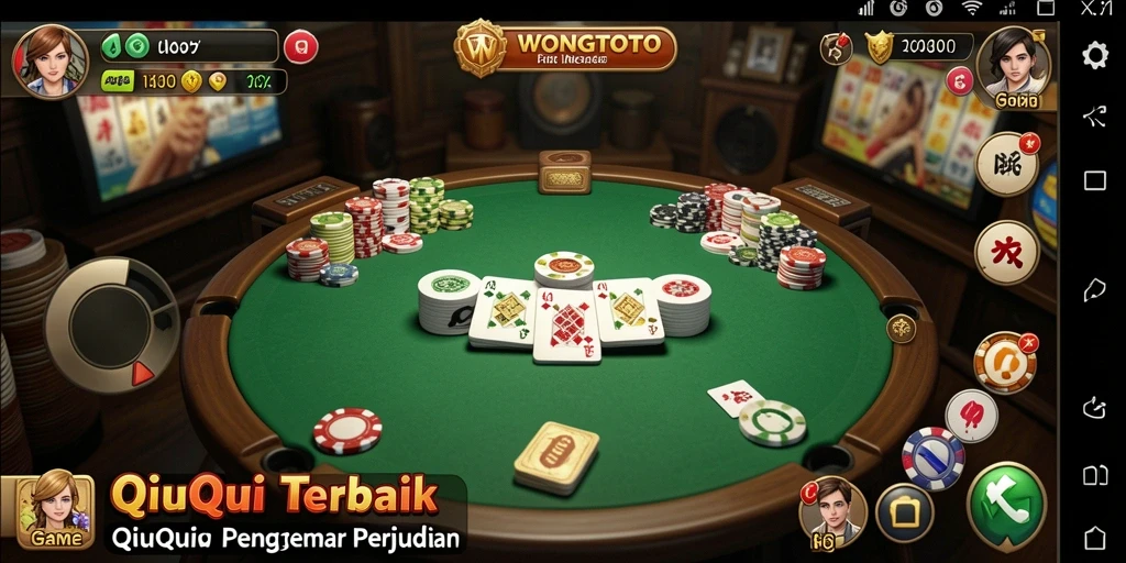 Tampilan gameplay QiuQiu di WONGTOTO yang mendebarkan.